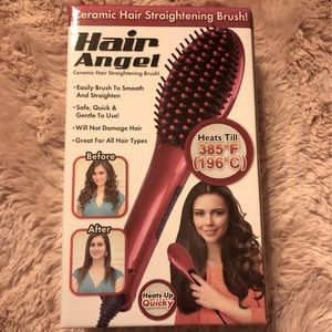 Hair straighten brush